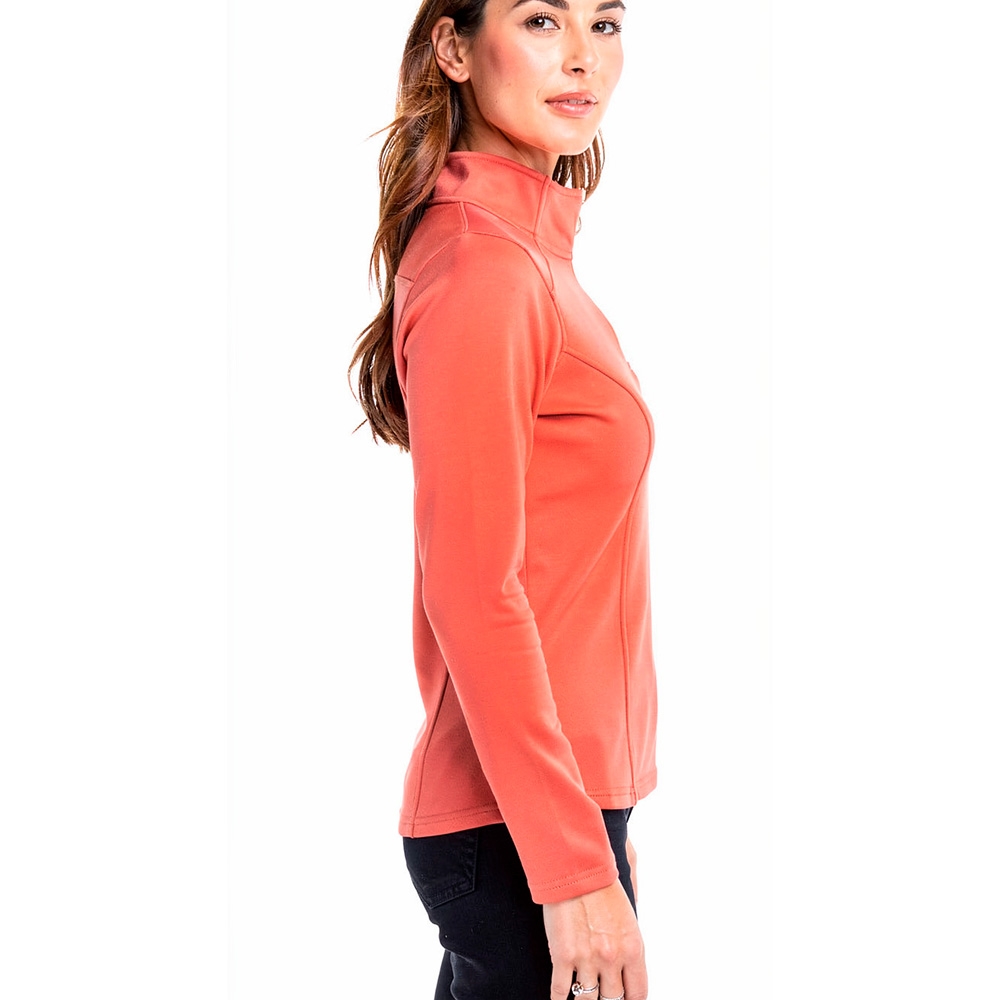 Fleece Feminino Glacier 1/4 Zip Vermelho - The Nort face