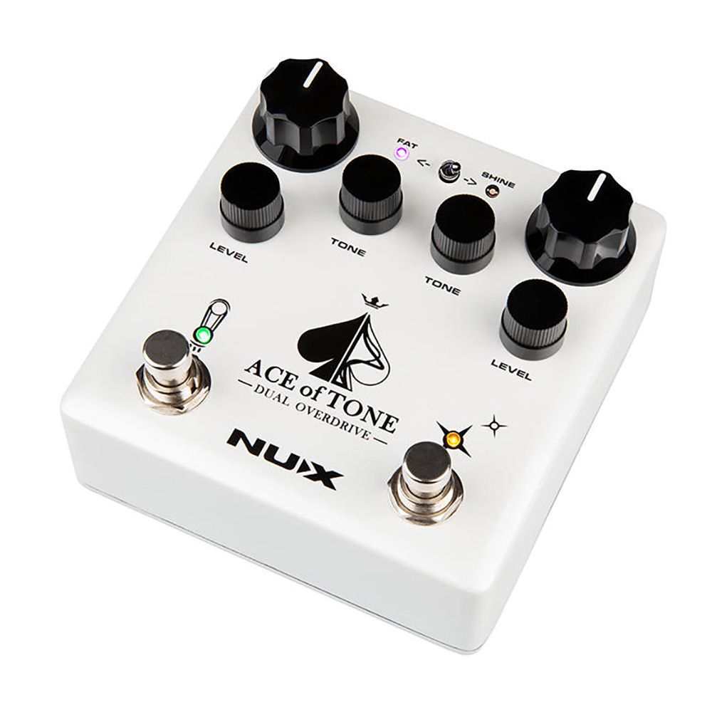 NUX ACE of TONE NDO-5 デュアルオーバードライブペダル Pedal Nux Ace Of Tone Overdrive Duplo Para Guitarra Ndo5