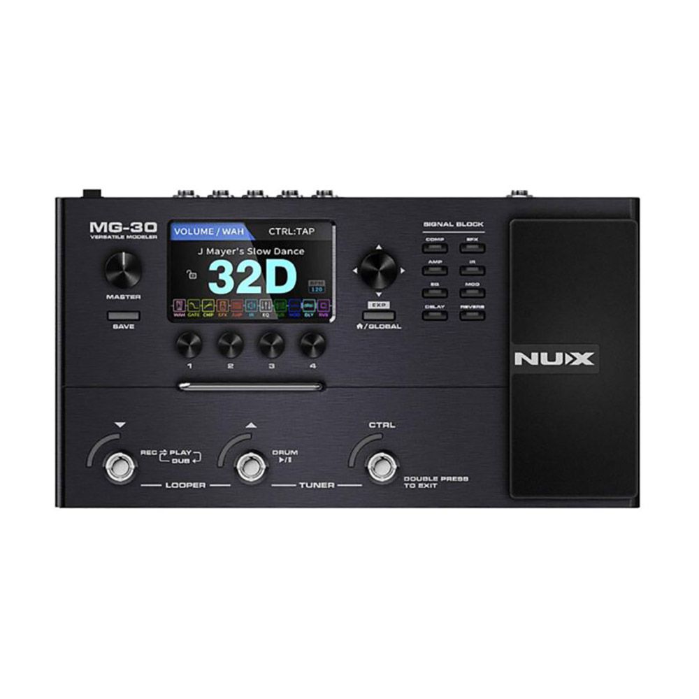 Pedaleira Nux MG30 Multi Efeitos Guitarra Impulse Response
