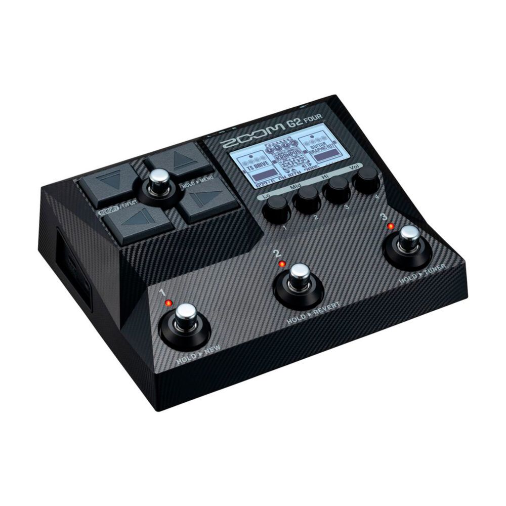 Zoom G2 Four: Pedaleira Multi-Efeitos Profissional para Guitarra