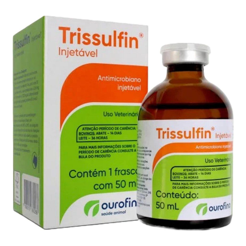 Trissulfin 50 mL - Ourofino - Kajavet Farmácia Veterinária