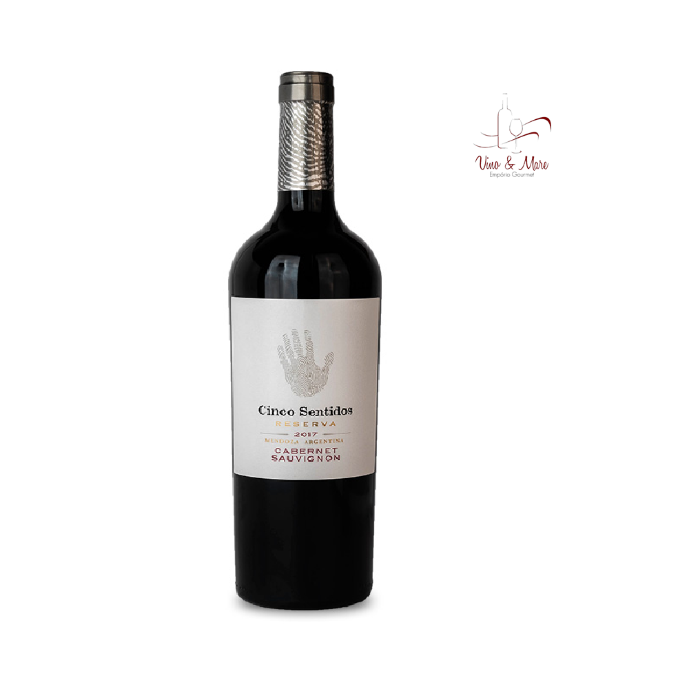 Vinho Cinco Sentidos Reserva Cabernet Sauvignon - Vino e Mare - Os