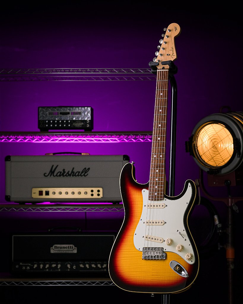 Guitarra Fender Aerodyne Classic Stratocaster Flame Maple Top