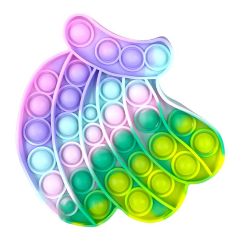 POP IT FIDGET TOYS ANTI STRESS BUBBLE SENSORIAL SILICONE BANANA