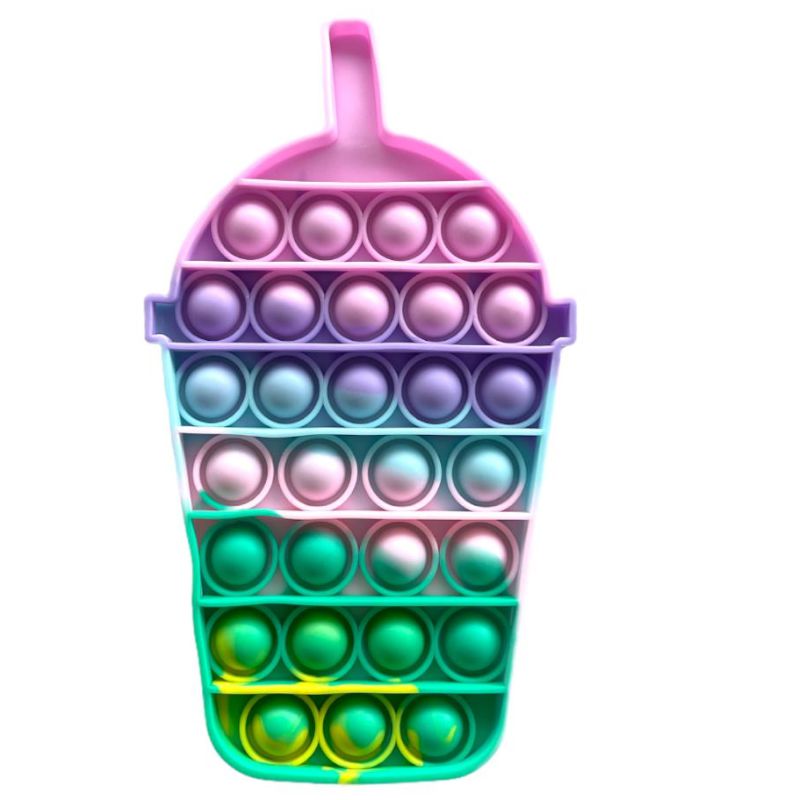 POP IT FIDGET TOYS ANTI STRESS BUBBLE SENSORIAL SILICONE MILK