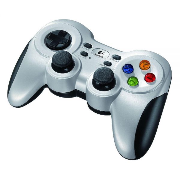 Controle Logitech Gamepad F710 - Conexão sem fio para jogos