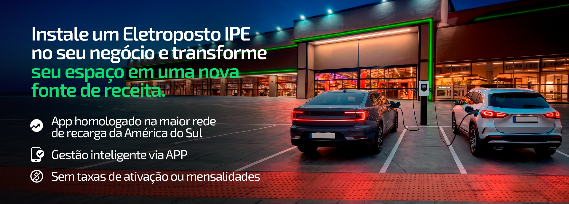 Eletroposto IPE EP DC 40 kW 2 saídas