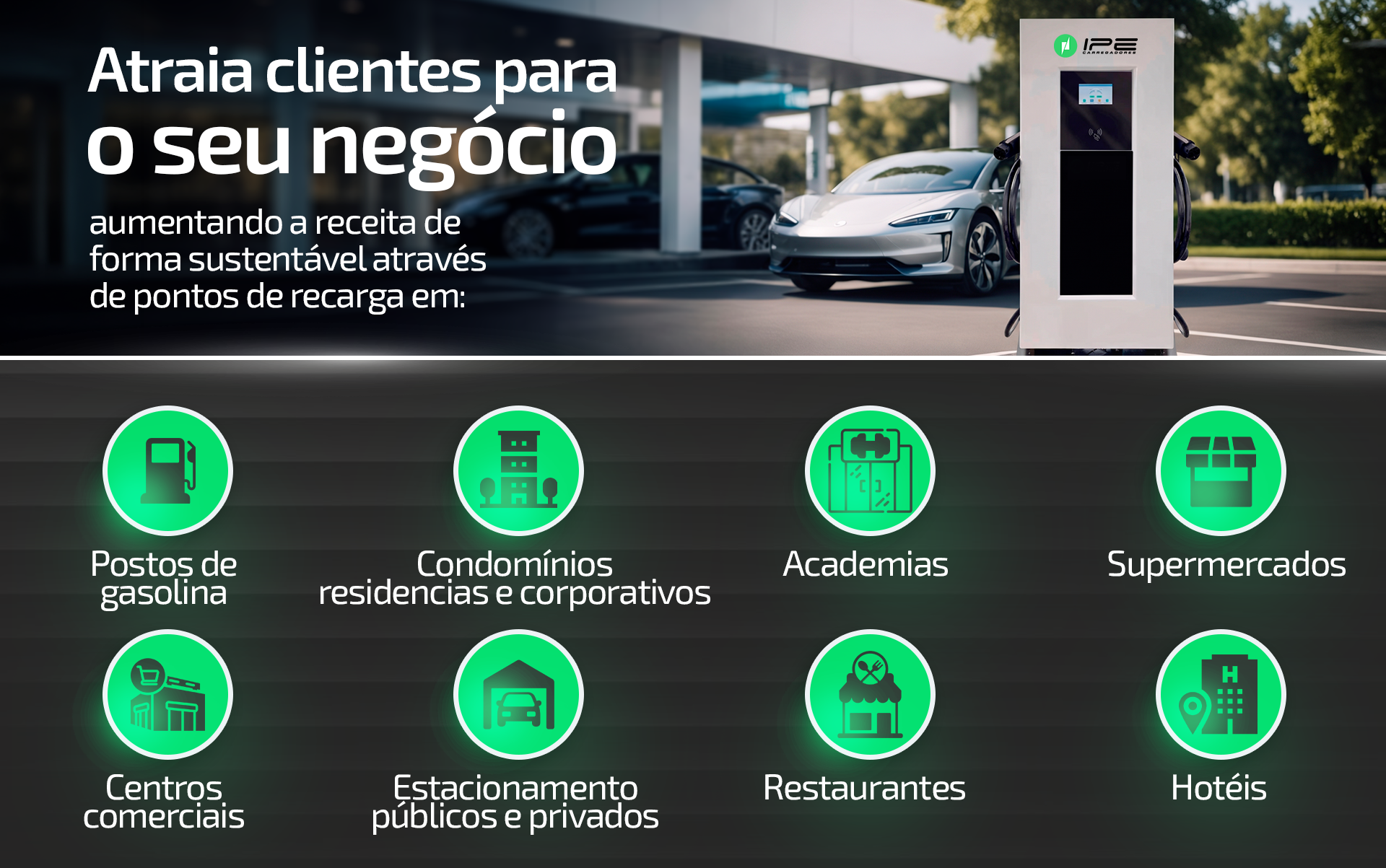 Eletroposto IPE como fonte de renda extra