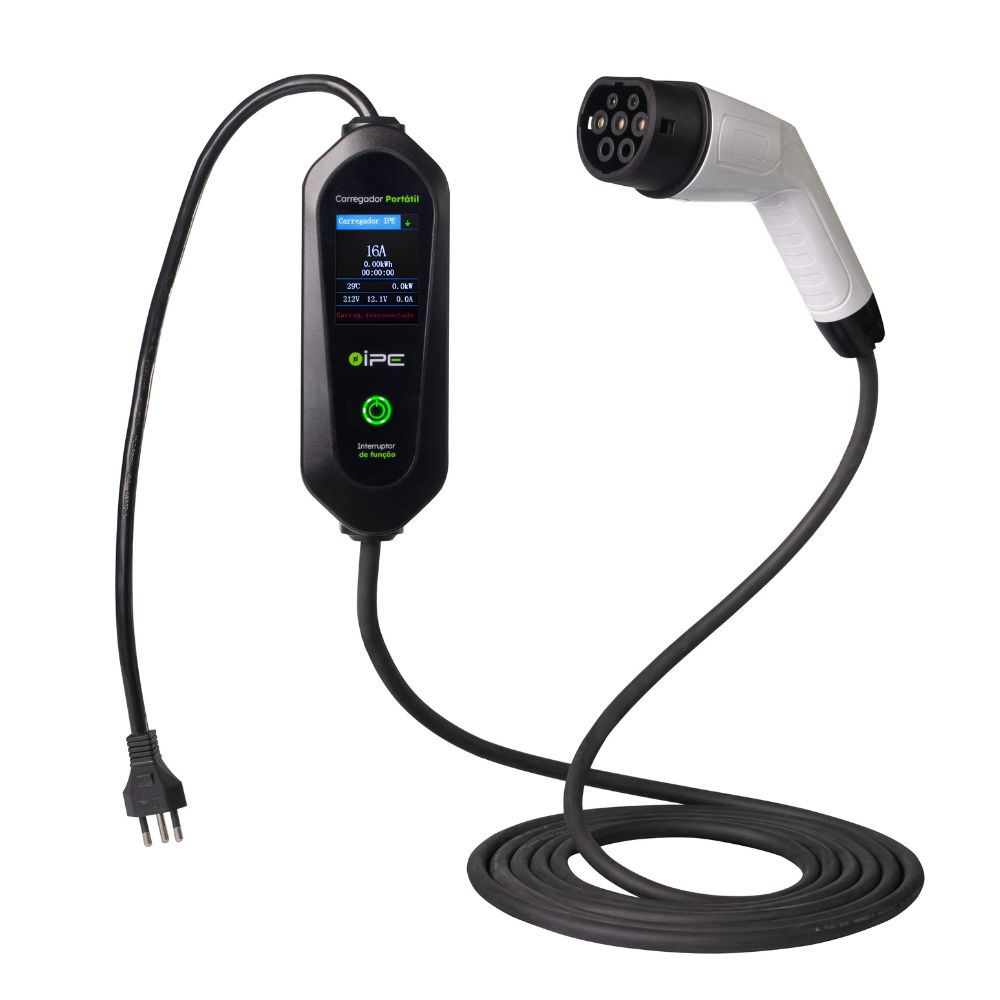 Carregador portátil para carros elétricos - IPE carregadores - IPE  Carregadores carros elétricos