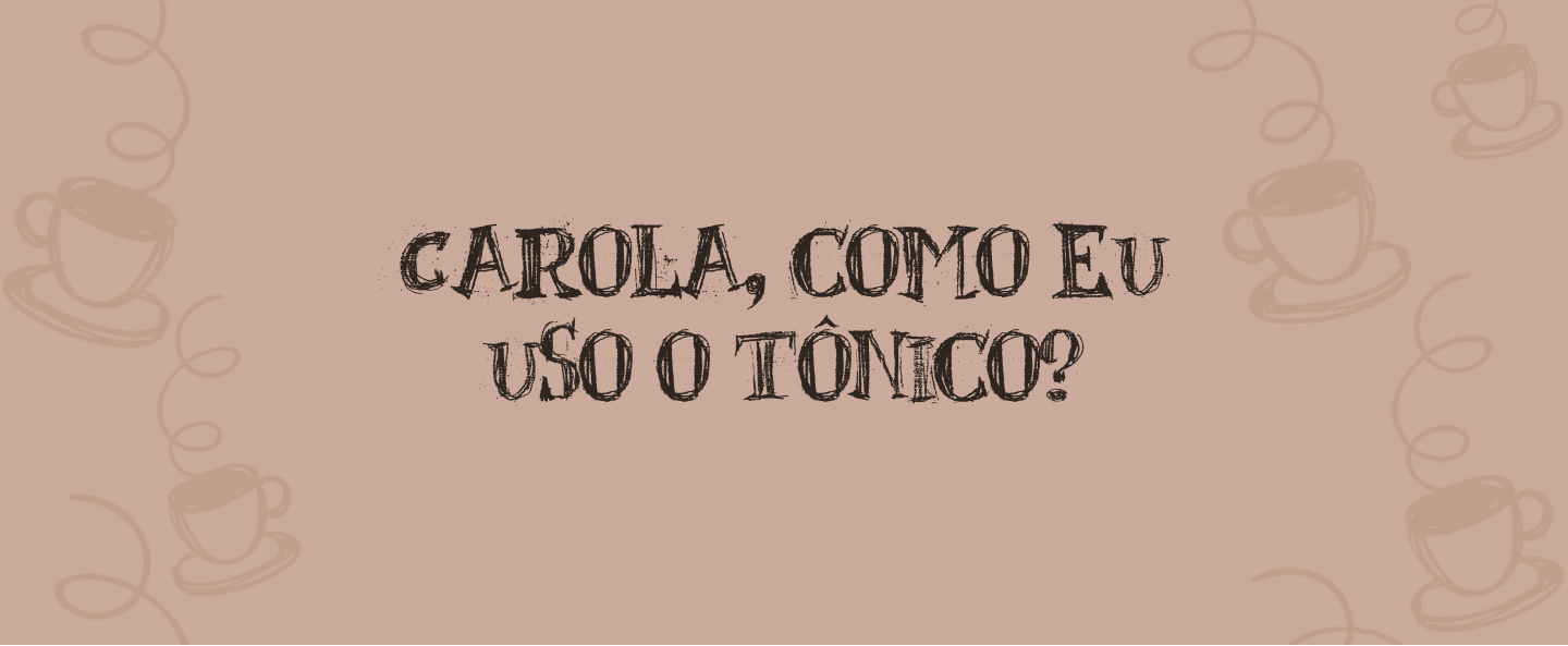 Como usar o tônico café expresso?