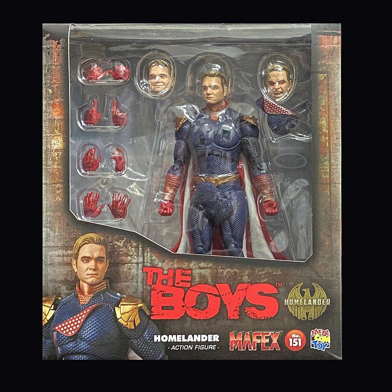 Action Figure Capitão Pátria - The Boys' - Cubo Nerd - O universo