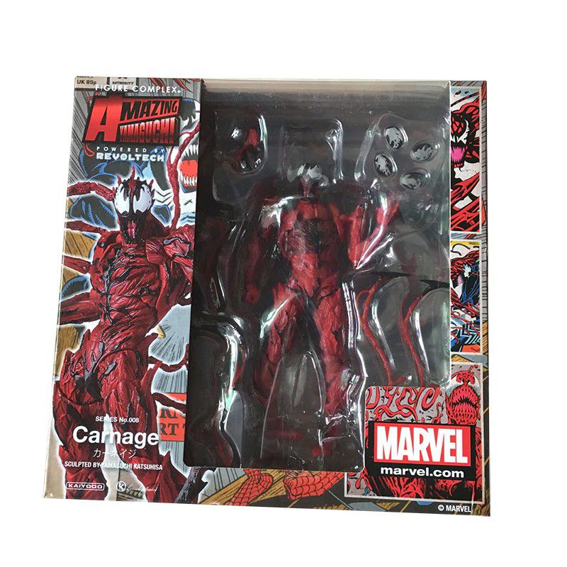 Action Figure Carnage - Marvel - Cubo Nerd - O universo geek em um