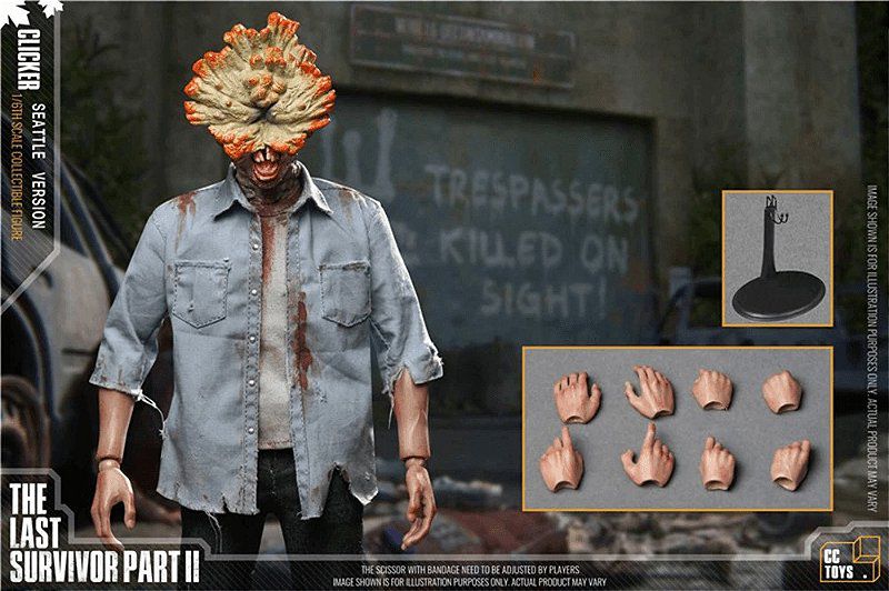 Clicker Estaladores 30cm - The Last Of Us - Collectible