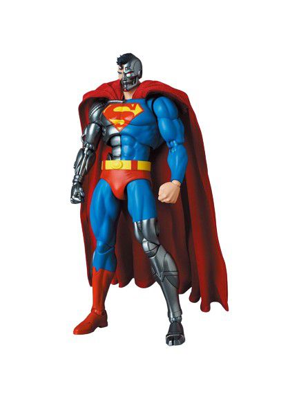 Action Figure Cyborg Superman Dc Comics - MAFEX - Cubo Nerd - O