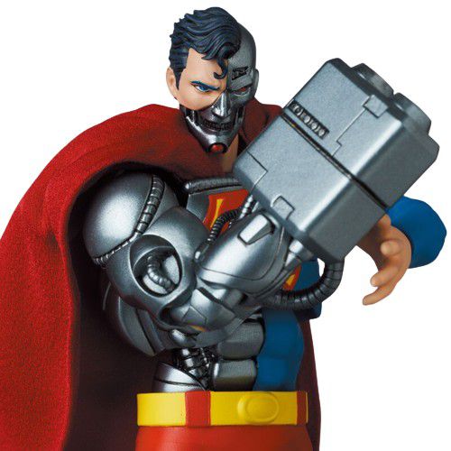 Action Figure Cyborg Superman Dc Comics - MAFEX - Cubo Nerd - O