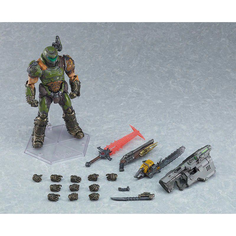 Action Figure Doom Slayer Eternal - Figma - Cubo Nerd - O universo