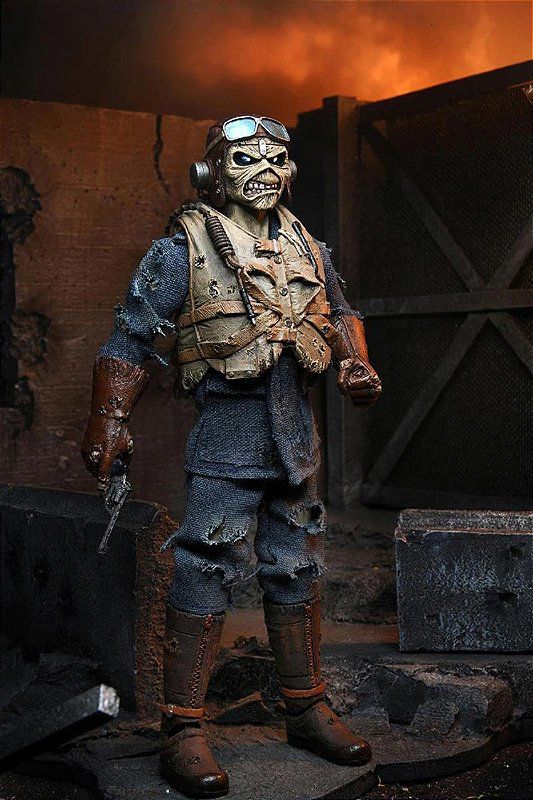 Action Figure Eddie Aces Iron Maiden - NECA - Cubo Nerd - O