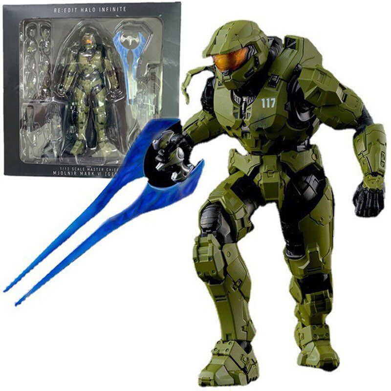 Action Figure Master Chief - Halo Infinite - Cubo Nerd - O