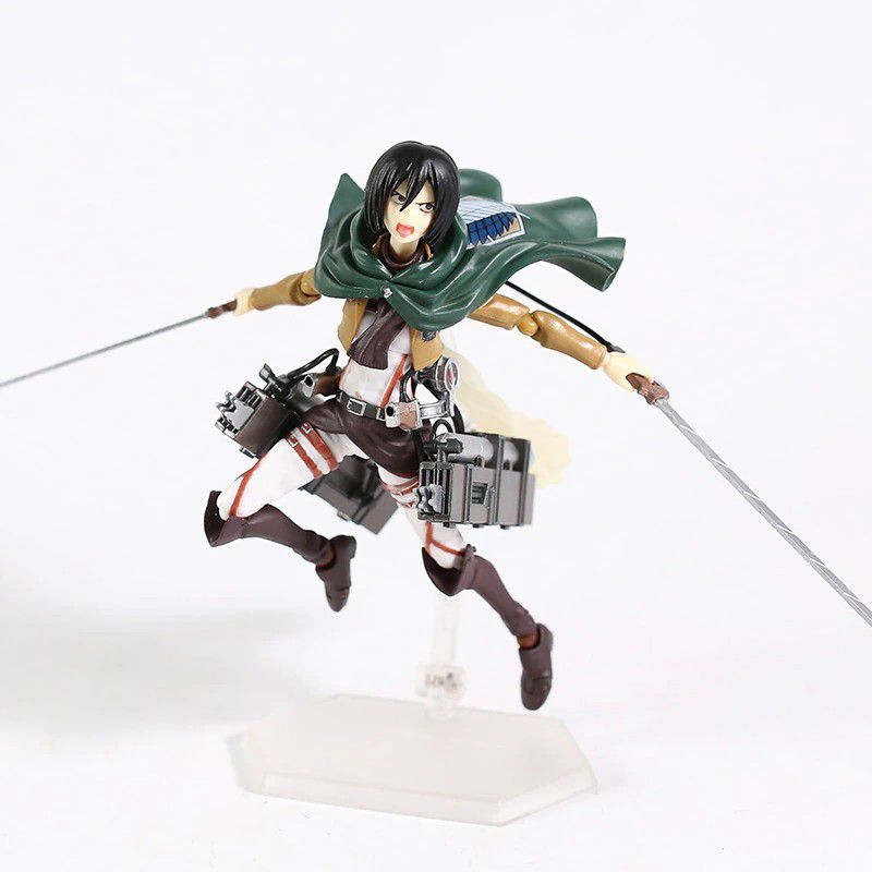Action Figure Mikasa Ackerman - Attack On Titan - Cubo Nerd - O