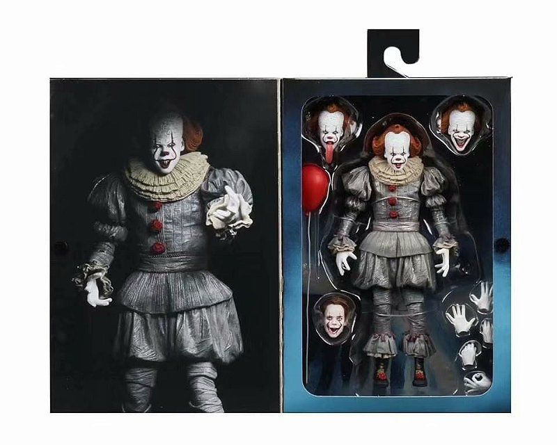Action Figure Pennywise It A Coisa Cap. II - Neca Toys - Cubo Nerd
