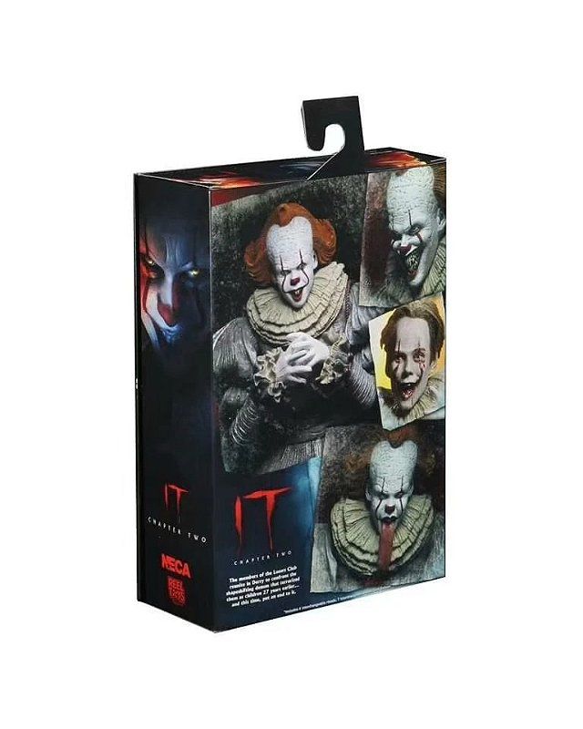 Action Figure Pennywise It A Coisa Cap. II - Neca Toys - Cubo Nerd