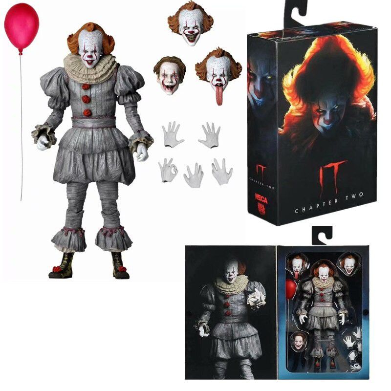 Action Figure Pennywise It A Coisa Cap. II - Neca Toys - Cubo Nerd