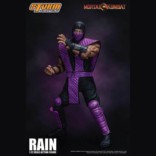 Storm Collectibles モータルコンバット1/12 Rain Action Figure Mortal Kombat - Rain Storm Collectibles - Cubo Nerd