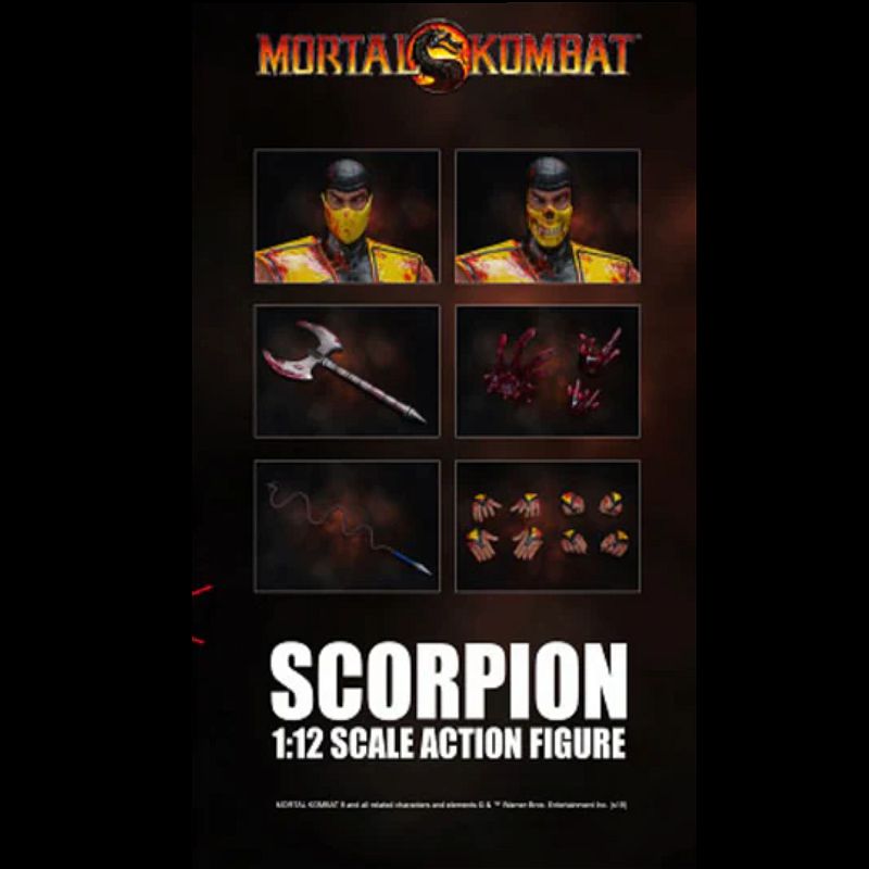 STORM COLLECTIBLES MORTAL KOMBAT SCORPION 1/12 FIGURE