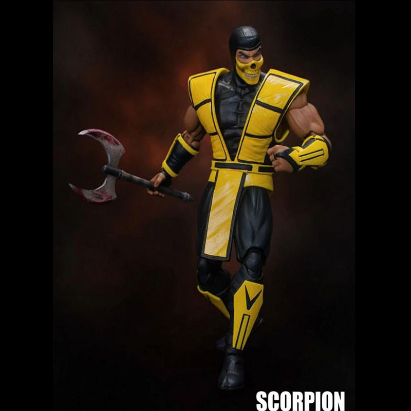 Action Figure Mortal Kombat - Scorpion Storm Collectibles - Cubo