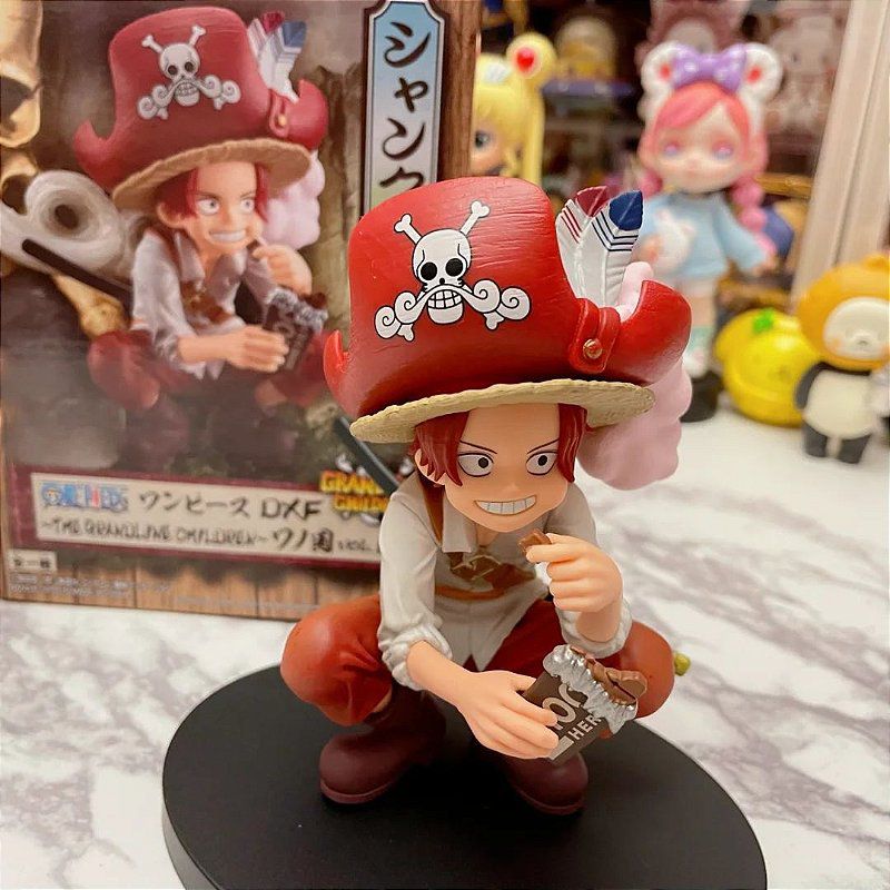 Action Figure Shanks - Mini One Piece - Cubo Nerd - O universo