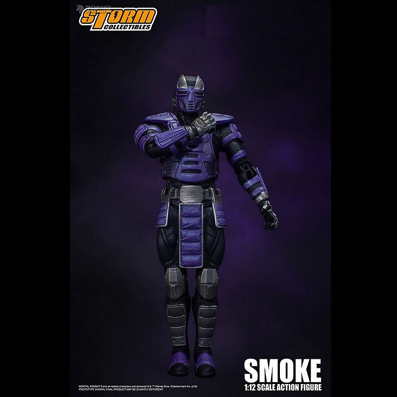 Action Figure Mortal Kombat - Smoke Storm Collectibles - Cubo Nerd