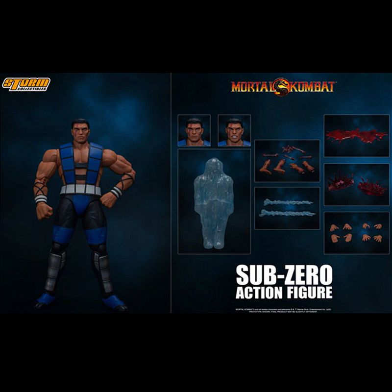Action Figure Mortal Kombat - Sub-Zero Storm Collectibles - Cubo