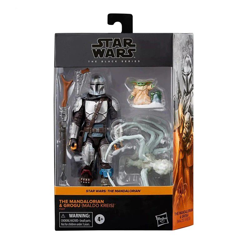 Action Figure The Mandalorian e Grogu - Star Wars - Cubo Nerd - O