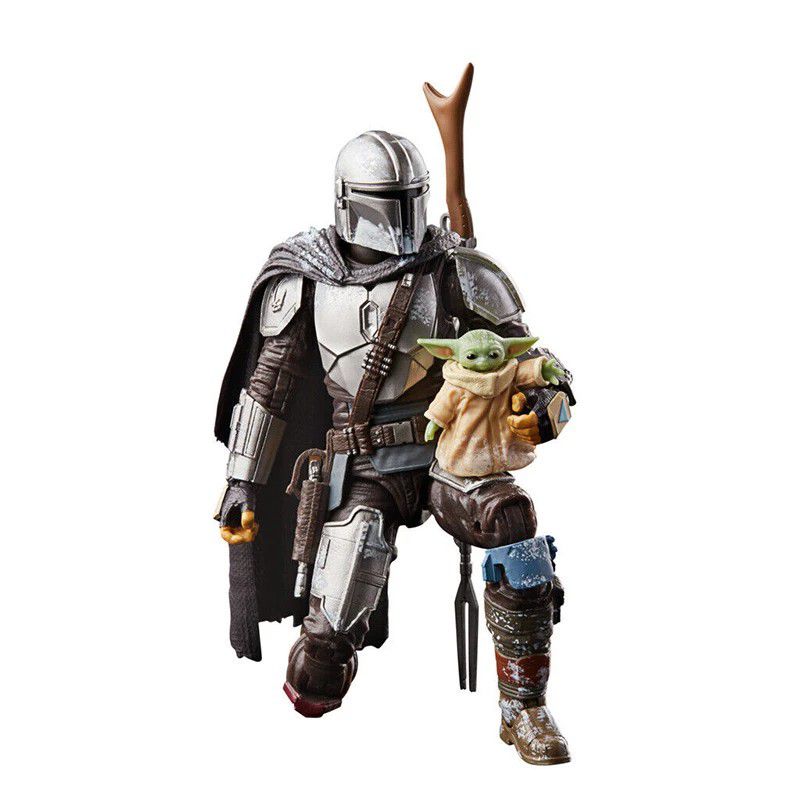 Star Wars Mandalorian and Grogu フィギュア Action Figure The Mandalorian e Grogu - Star Wars - Cubo Nerd - O