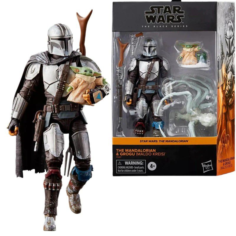 Action Figure The Mandalorian e Grogu - Star Wars - Cubo Nerd - O