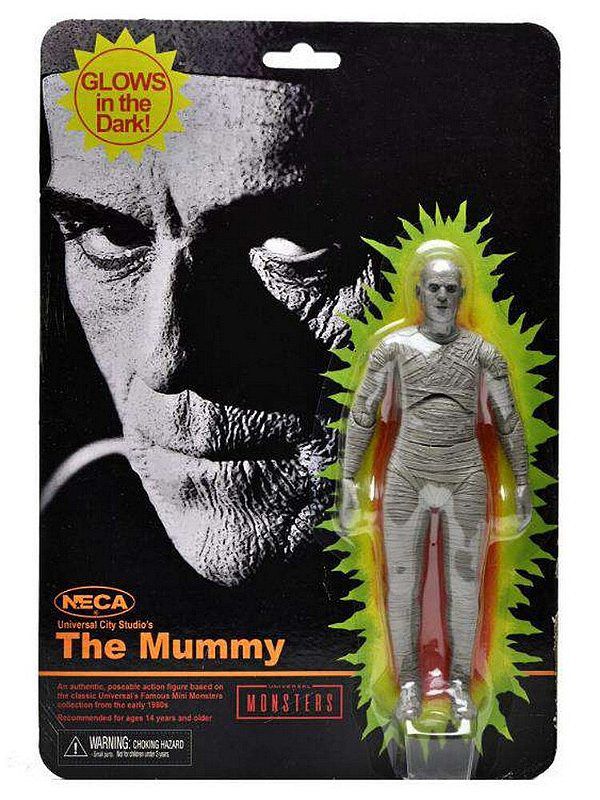 Action Figure The Mummy Glows In The Dark- Neca Toys - Cubo Nerd