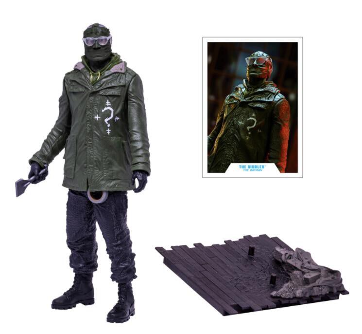 Action Figure The Riddler The Batman - McFarlane - Cubo Nerd - O