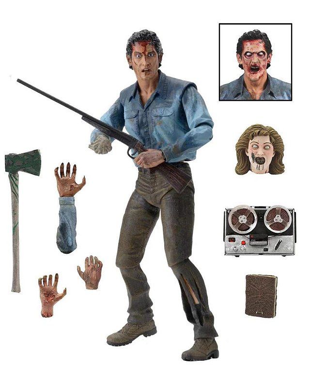 Action Figure Ultimate Ash Evil Dead 2 - Neca Toys - Cubo Nerd - O