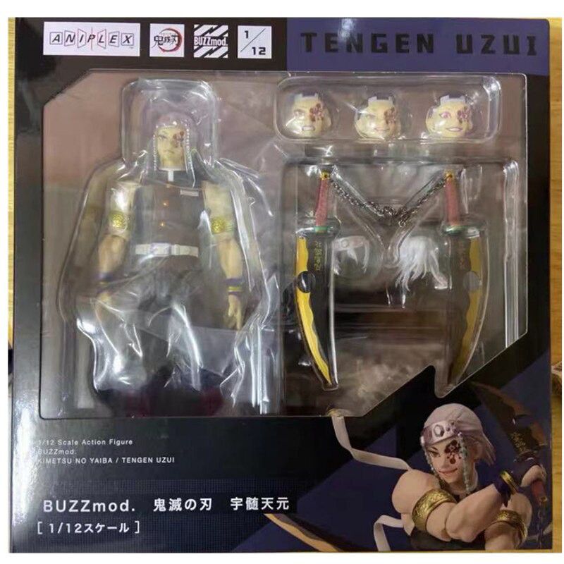 Action Figure Uzui Tengen Aniplex - BUZZmod - Cubo Nerd - O