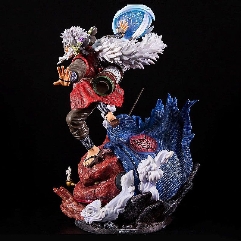Diorama Jiraiya Modo Sennin Naruto Shippuden - Cubo Nerd - O