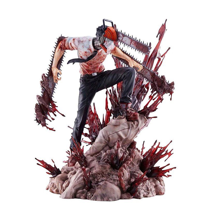 Estátua Chainsaw Man Denji 30 cm - Cubo Nerd - O universo geek em
