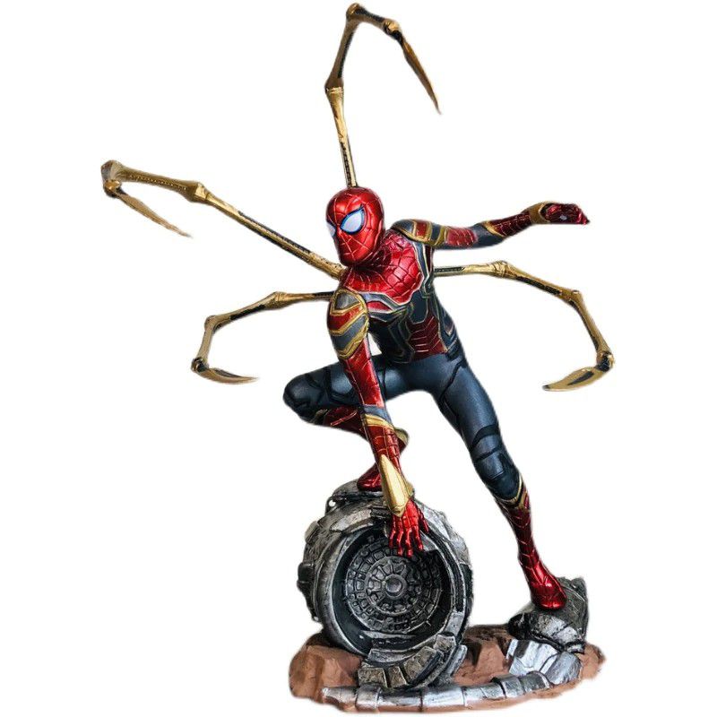 IRON SPIDER-MAN PVC STATUE フィギュア Estátua Iron Spider Homem Aranha - Cubo Nerd - O universo geek em