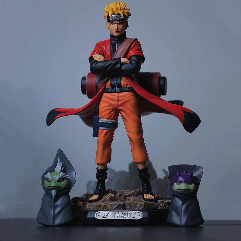 Figure Naruto Uzumaki Modo Sennin Naruto Shippuden - Cubo Nerd - O