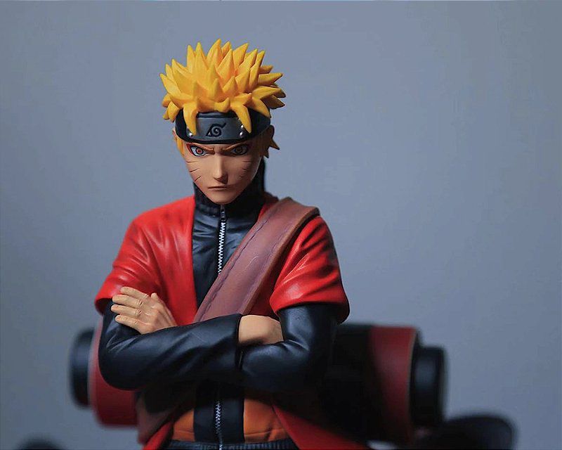 Figure Naruto Uzumaki Modo Sennin Naruto Shippuden - Cubo Nerd - O