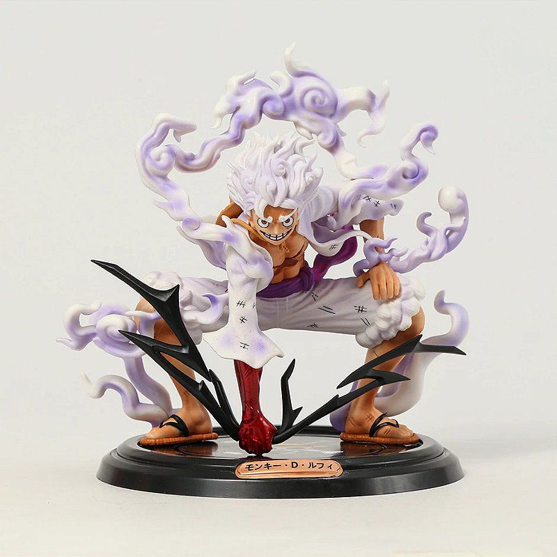 Monkey D. Luffy Gear 5 Estátua One Piece - Cubo Nerd - O universo