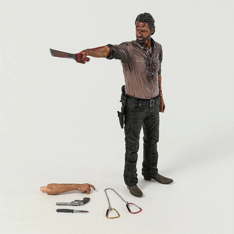 Estatua Rick Grimes Vigilante Edition The Walking Dead Cubo Nerd O universo geek em um clique