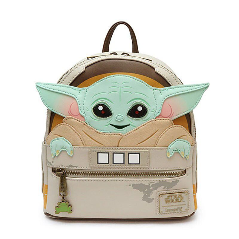 Mochila Star Wars Baby Yoda em Corino Cubo Nerd O universo geek em um clique