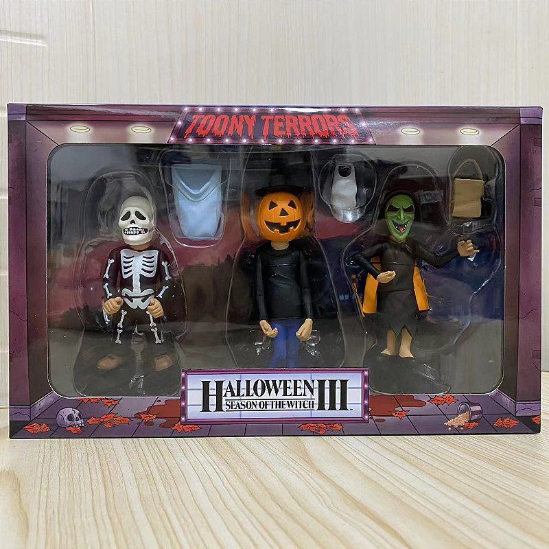 Pack Figures Halloween 3 Trick or Treaters Toony Terrors - Cubo