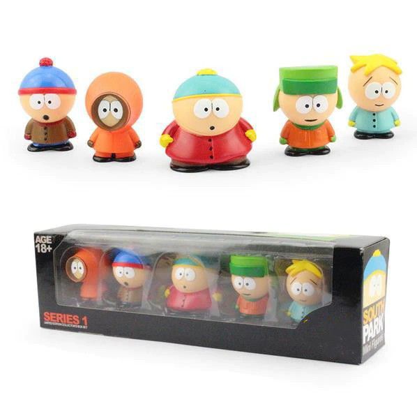 Kit 5 Figures South Park Series 1 - Cubo Nerd - O universo geek em
