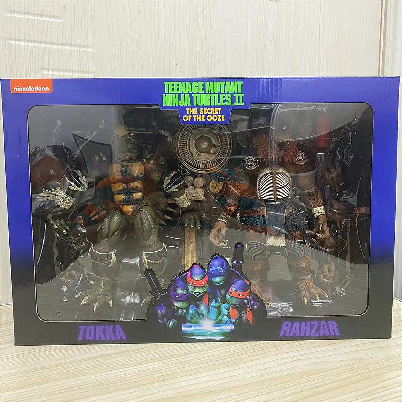 Action Figures Tokka e Rahzar TMNT NecaToys - Cubo Nerd - O